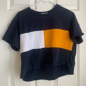 Gaze, blue white and yellow t-shirt. Juniors L